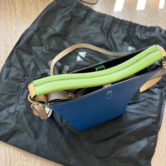 Small Leather Bag with Multicolored - Picture 7 of 10